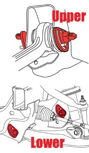 Chevrolet 2500HD Caster/Camber Adjuster - Upper - SPC Performance - `11-`27